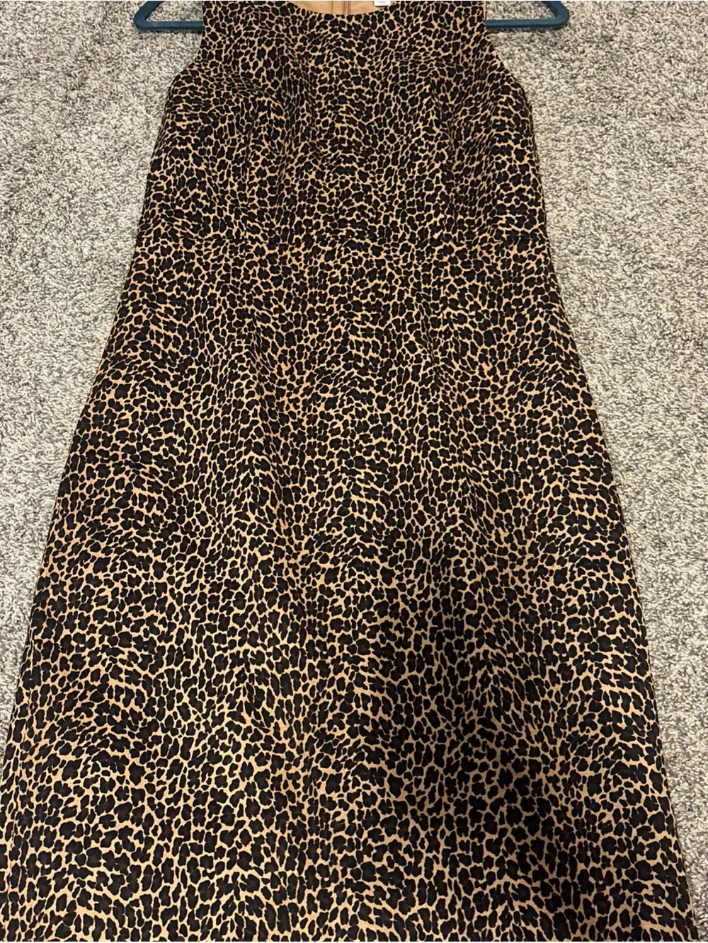J. Crew Leopard Print Midi Dress